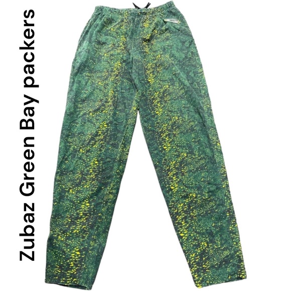 zubaz Pants Vintage Greenbay Packers Zubaz Pants Poshmark